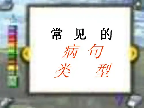 常见的病句PPT教学课件