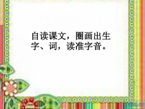 二上《特殊的考试》ppt课件全面版