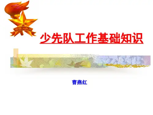 少先队工作基础知识