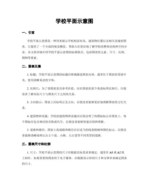学校平面示意图