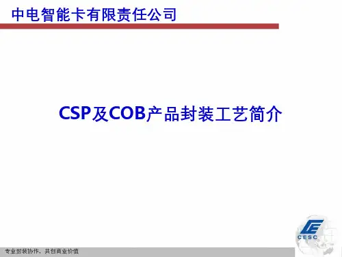 中电智能卡 COB工艺流程简介