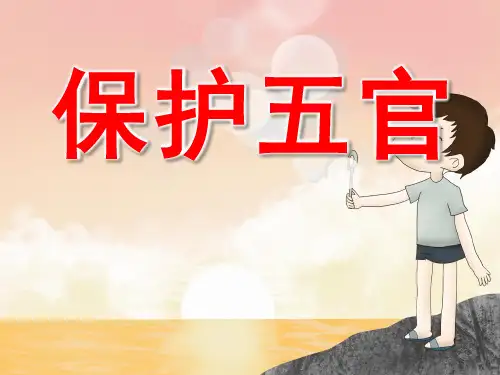 《保护五官》幼儿园主题班会PPT课件