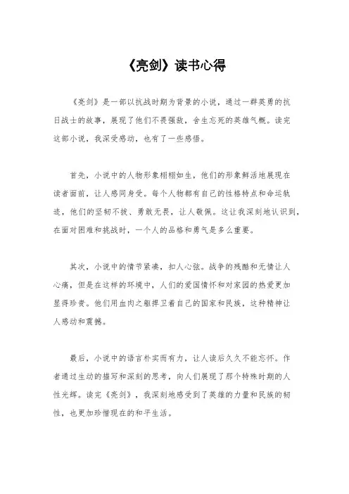 《亮剑》读书心得