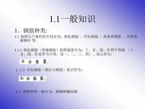 梁柱钢筋平法标注图解