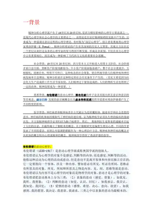 精神分析学派