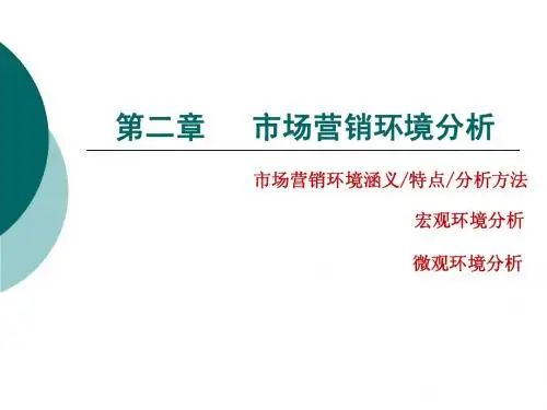 2营销环境分析