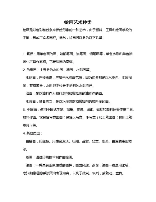 绘画艺术种类