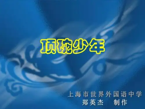 初中语文《顶碗少年》(共15张)ppt