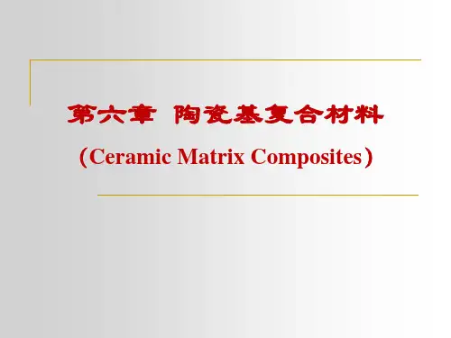 第六章 陶瓷基复合材料
