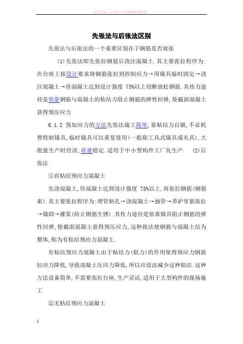 先张法与后张法区别 (1)