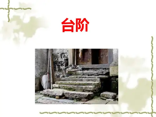 人教版语文八年级上册语文第八课台阶