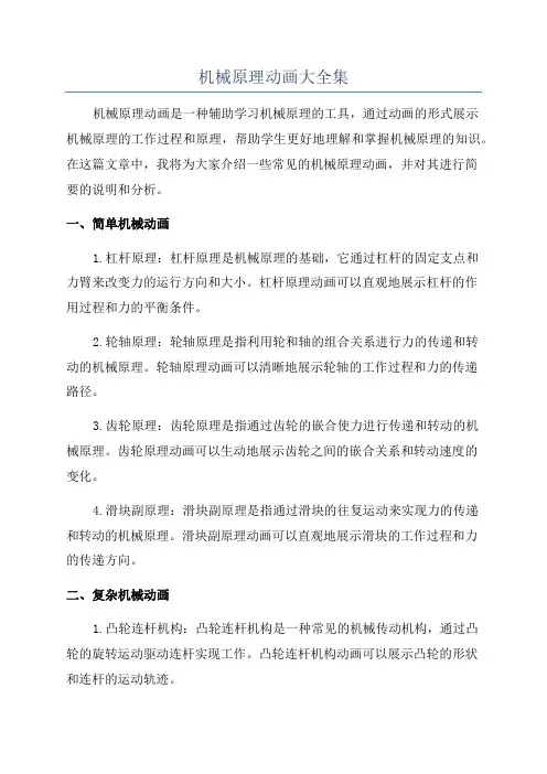 机械原理动画大全集