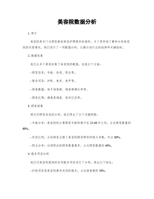 美容院数据分析