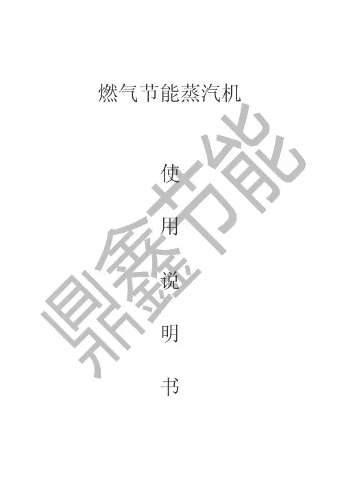 蒸汽发生器操作说明_图文
