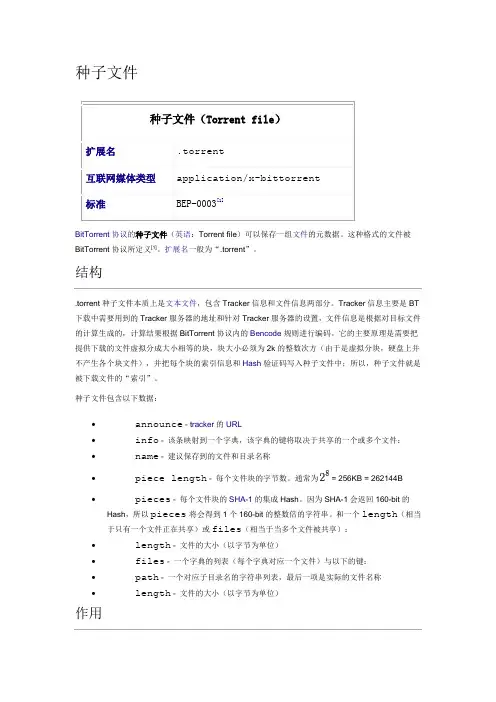 种子文件