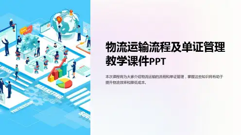 物流运输流程及单证管理教学课件