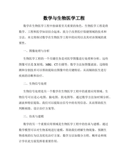 数学与生物医学工程
