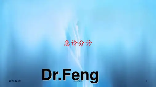 急诊分诊(PPT课件)