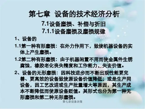 第七章设备决策