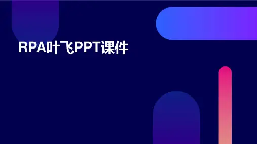 rpa叶飞ppt课件