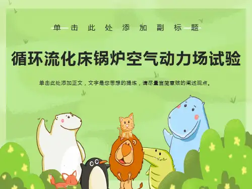 循环流化床锅炉的空气动力场试验