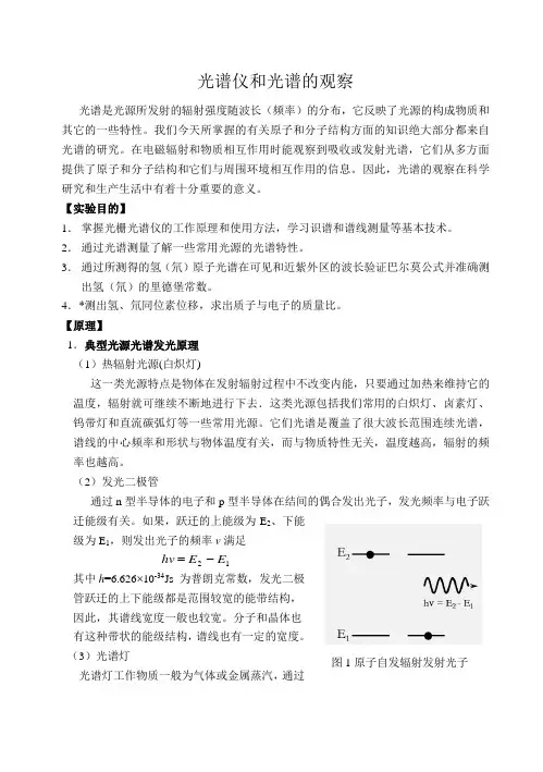 光谱测量