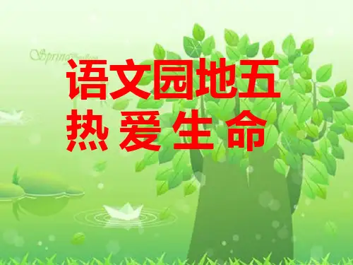 语文园地五作文-人教版四年级