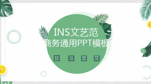ins风格商务通用模板