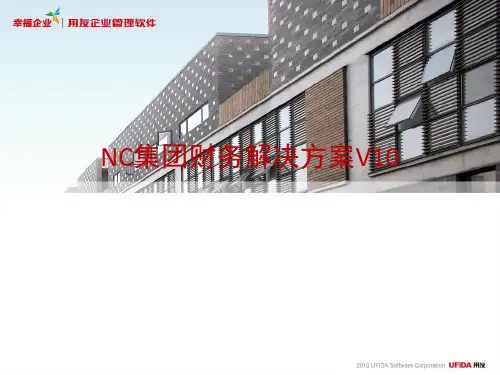 NC集团财务解决方案V10