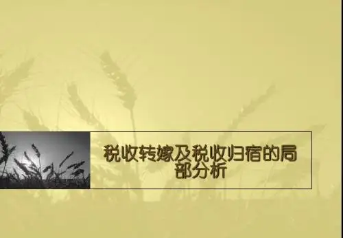 税收转嫁