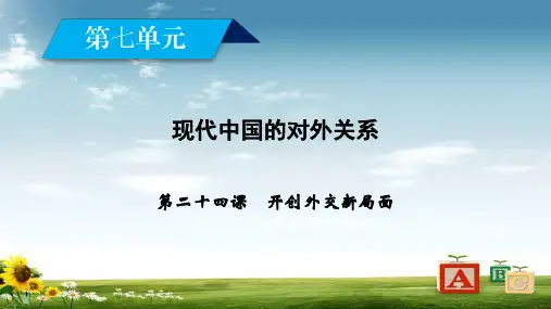 人教版高一历史必修一课件：第24课