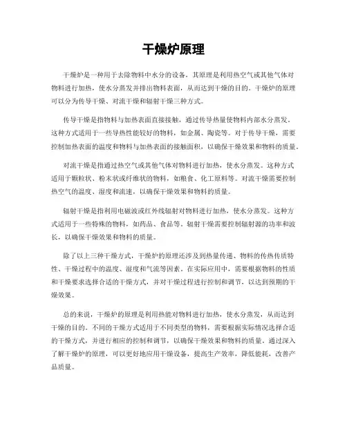干燥炉原理
