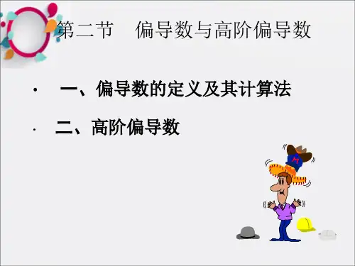偏导数与高阶偏导数
