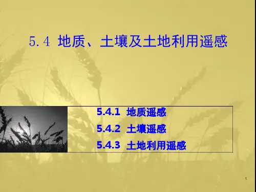5.4 地质、土壤及土地利用遥感演示课件