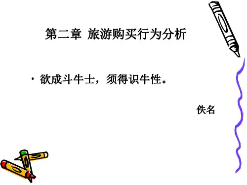 旅游消费者行为分析PPT(25张)