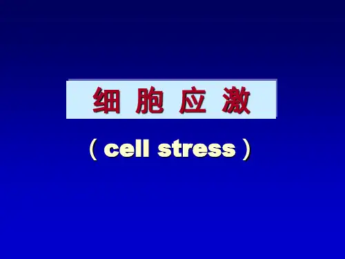 《病理生理学》课件：细胞应激2014
