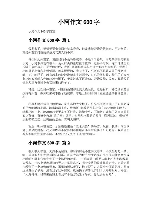 小河作文600字
