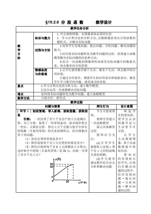 一次函数——分段函数