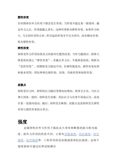 塑性形变