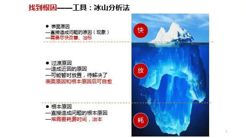 冰山分析法ppt课件