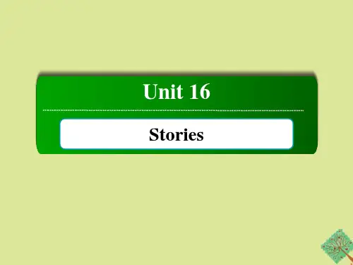 高中英语Unit16StoriesPeriodSixGrammar1课件北师大版选修6