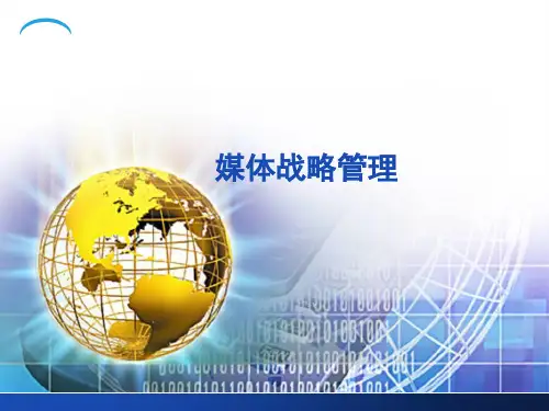 媒体战略管理