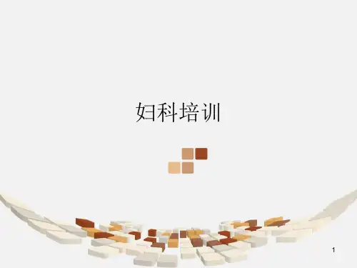 妇科培训ppt课件