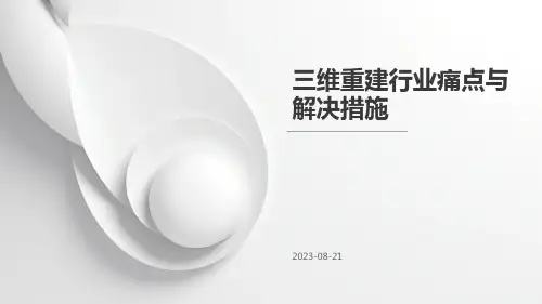 三维重建行业痛点与解决措施