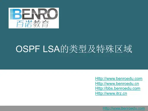 OSPF LSA的类型及特殊区域
