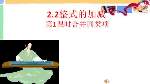 《整式的加减》公开课课件PPT1