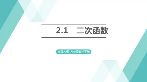 二次函数ppt课件