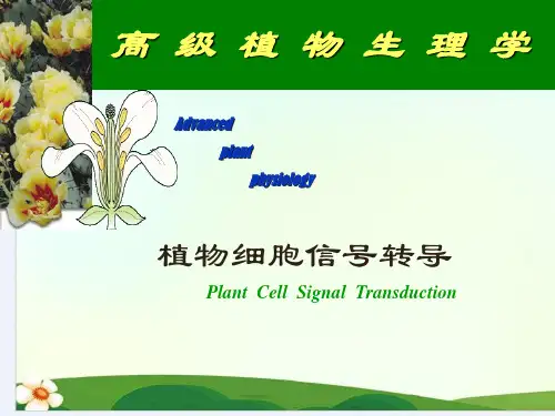 高等植物生理学植物细胞信号转导