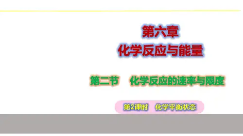 化学人教版(2019)必修第二册6.2.3化学平衡状态(共33张ppt)