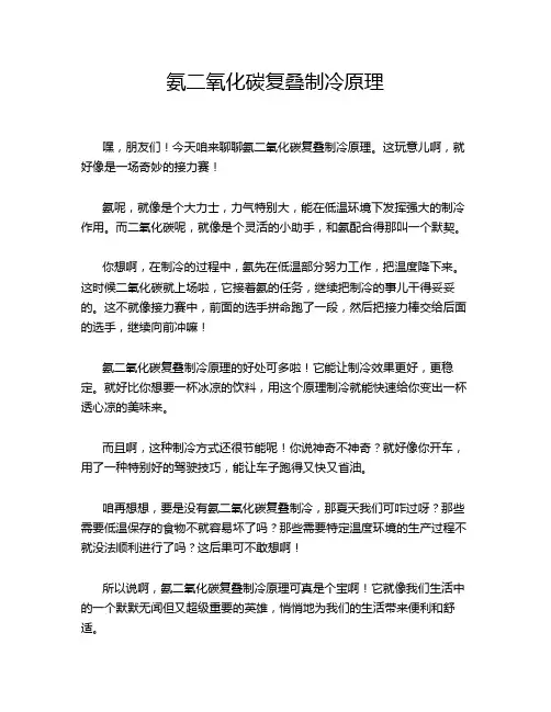 氨二氧化碳复叠制冷原理